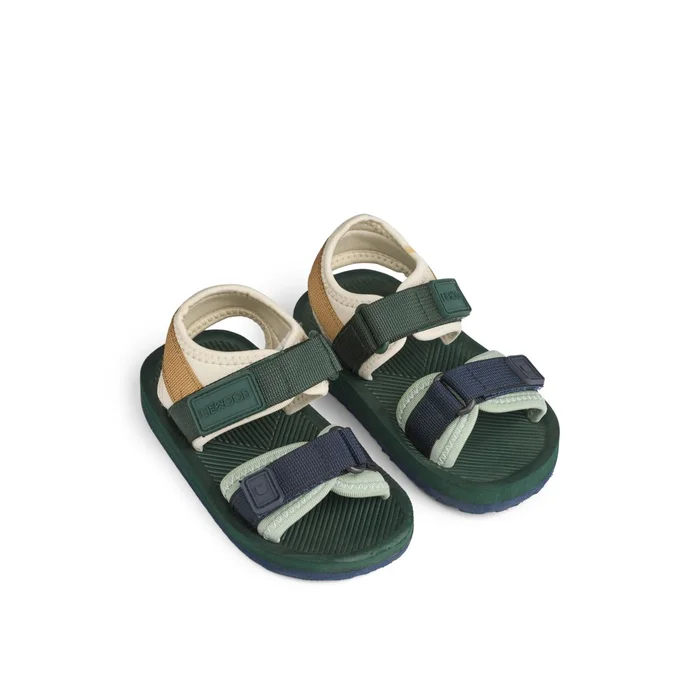 Monty Sandalen Hunter green mix