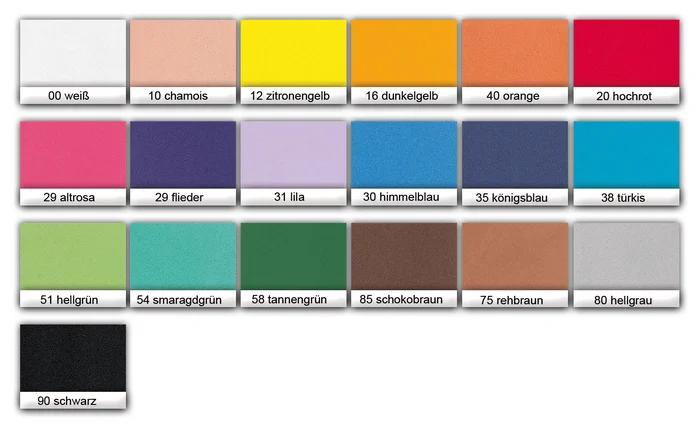 Moosgummi 10 Bg. 40x29cm Mix