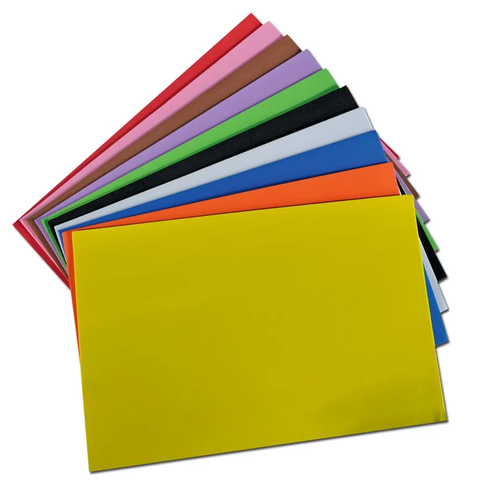 Moosgummi in 10 verschiedenen Farben