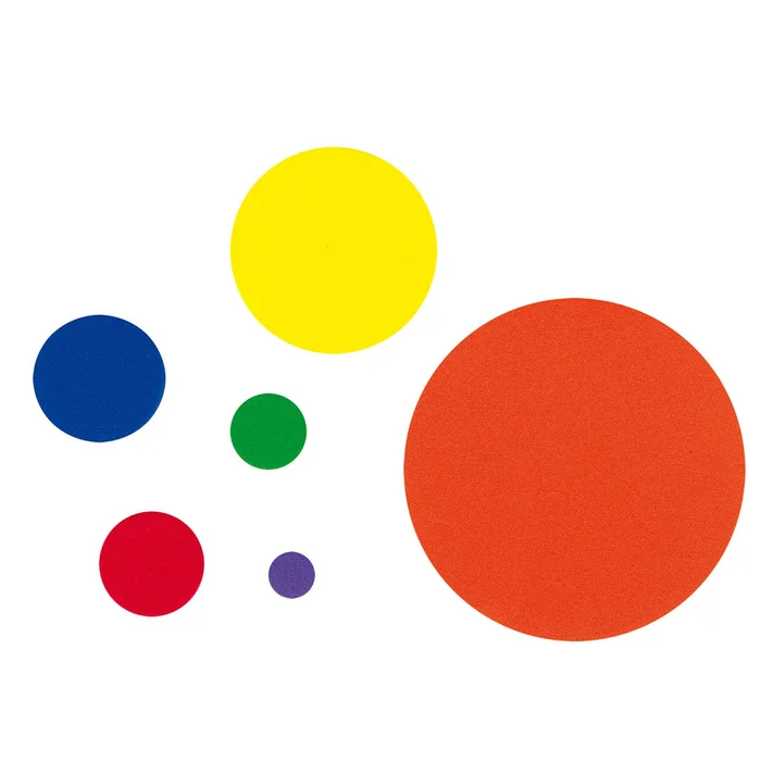 Moosgummi-Stanzteile Kreise