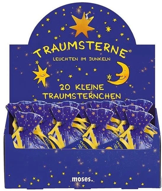 Moses Glow in the Dark Mix mit kleinen Sternen im Netz