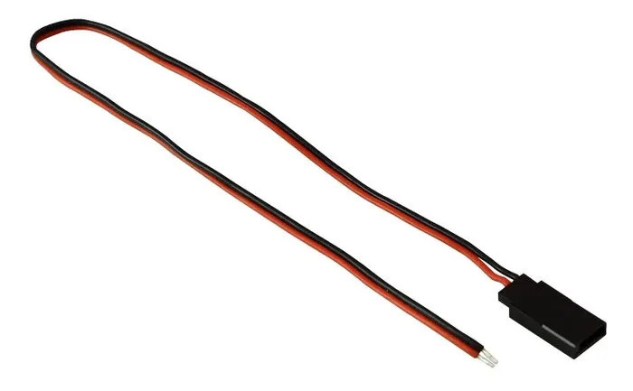 MUCHMORE Futaba Feamale 2P Charging Connector (300mm) (1) MSC-2PFF