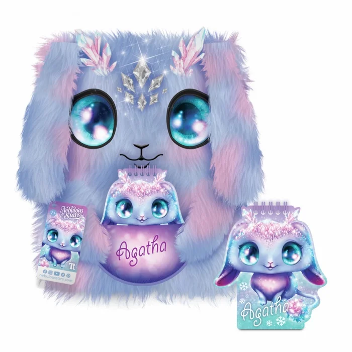 Nebulous Stars Fuzzy Großes Notizbuch – Agatha