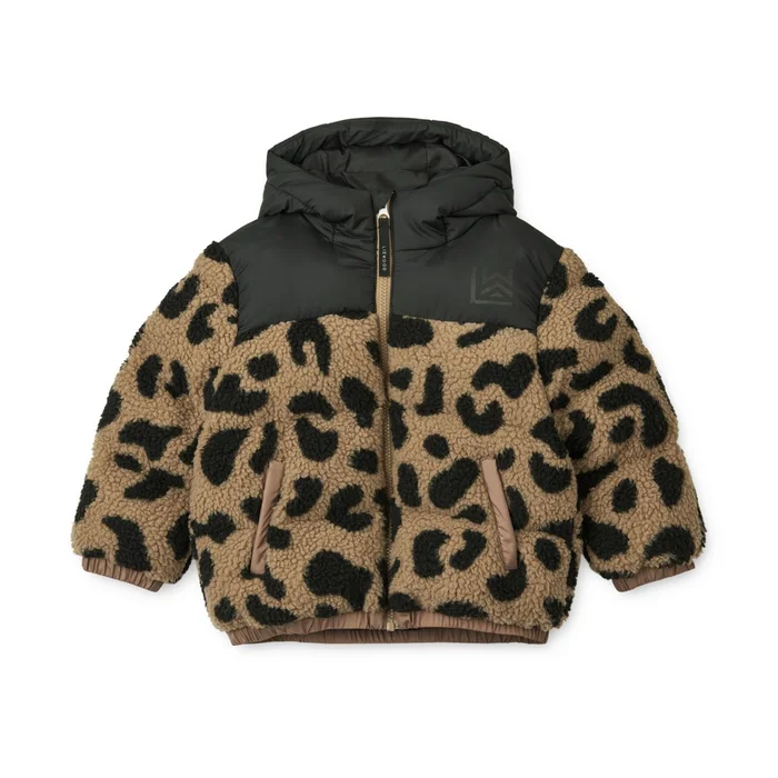 Niko Fleece-Pufferjacke Mega leo / oat mix