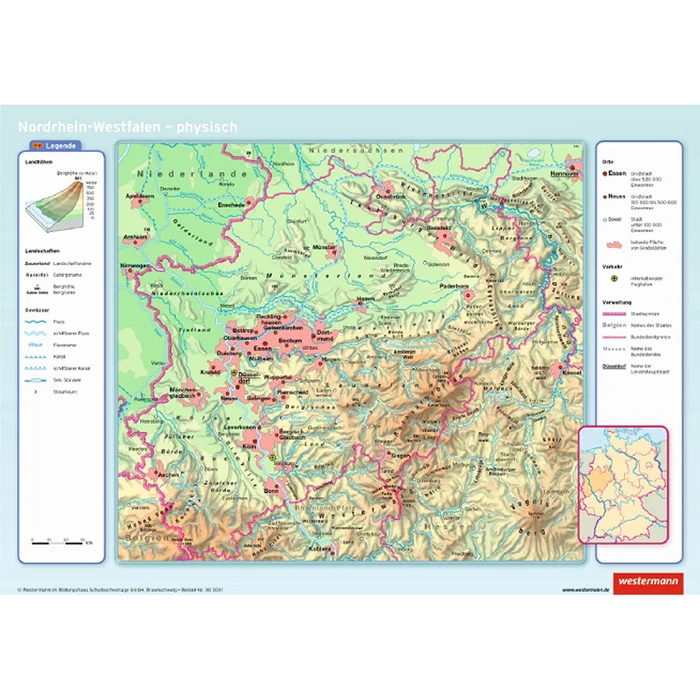 Nordrhein-Westfalen, VS physisch / RS politisch | 303031/F