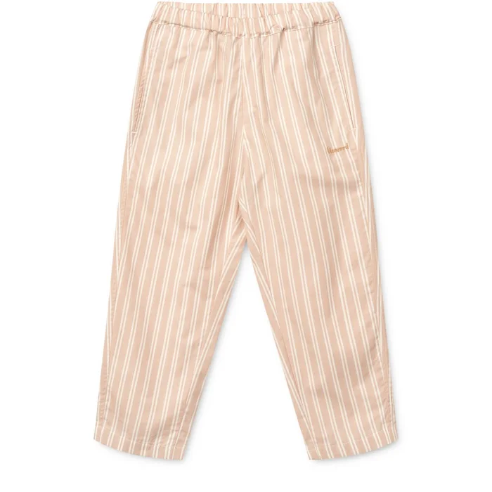Orlando-Streifen-Hose Y/D stripe Sorbet rose / Creme de la creme