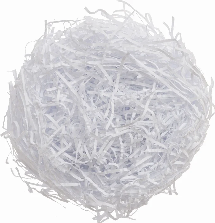 Ostergras Dekogras aus Papier 30 g weiß