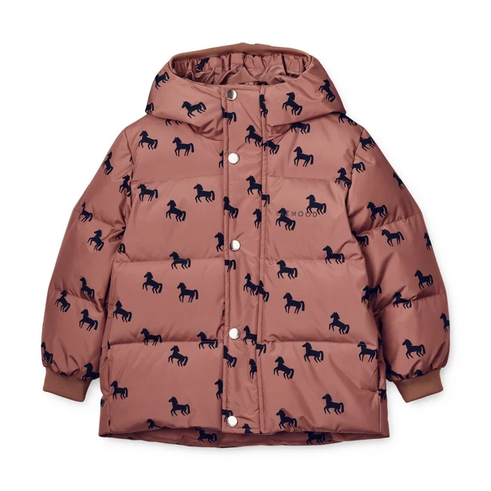 Palle Puffer-Jacke Horses / Dark rosetta