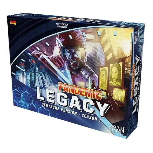 Pandemic: Legacy – Season 1 (blau) | Nominiert zum Kennerspiel des Jahres 2016 | Brettspiel | 2-4 Spieler | Ab 14+ Jahren | 60+ Minuten | Deutsch | Asmodee | ZMan | Z-Man Games – Bild 2