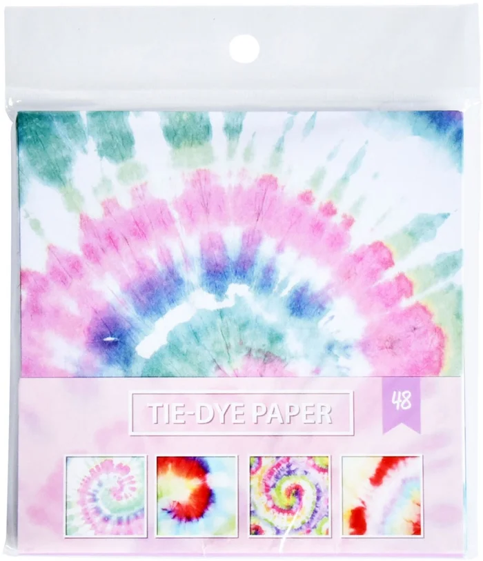 Papier Gekleurd Tie Dye Design