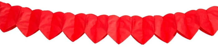 Papieren Minislinger – Rood Hart, 2mtr.