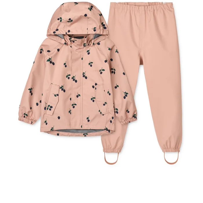 PEDIA Regenbekleidungsset Berry / Pale Tuscany