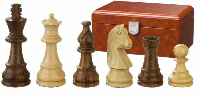 Philos 2051 – Schachfiguren Titus, Königshöhe 76 mm, in Figurenbox