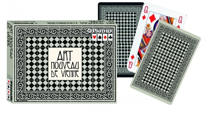 Piatnik Art Nouveau de Vienne Speelkaarten – Double Deck