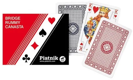 Piatnik Bridge-, Rommé- und Canasta-Spielkarten – Doppeldeck