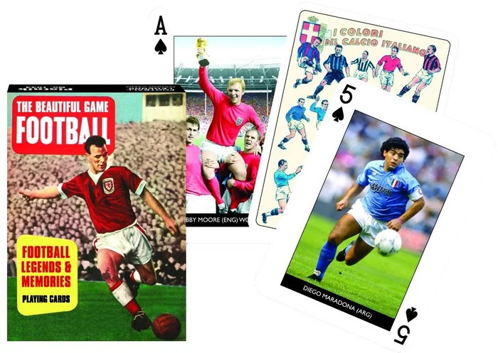 Piatnik Football Legends Spielkarten – Einzeldeck