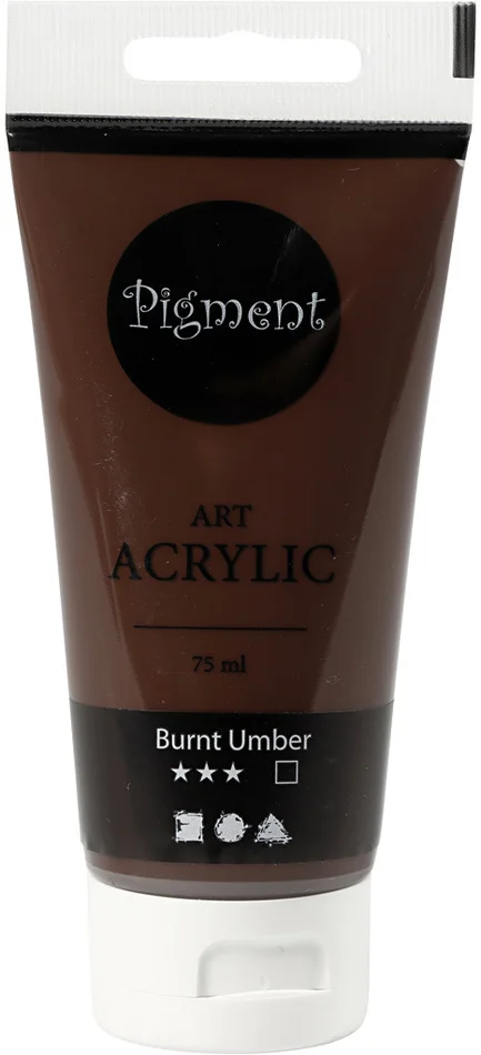 Pigment Art Pigment Art Acrylfarbe Burnt Umbra 75 ml