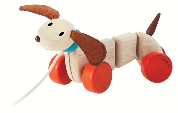 PlanToys Ziehtier Happy Puppy