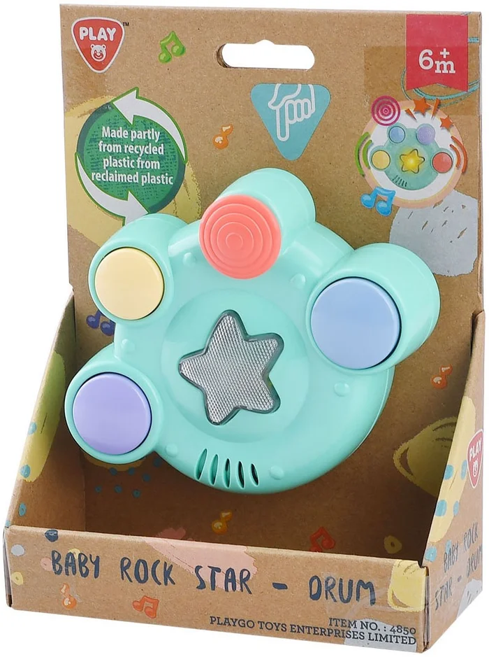 Play Baby Rock Star Trommel Pastel