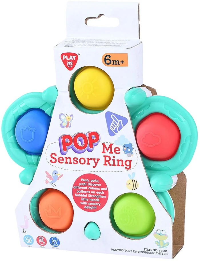 Play Baby Sensorische Ring met Ballen, 6dlg.