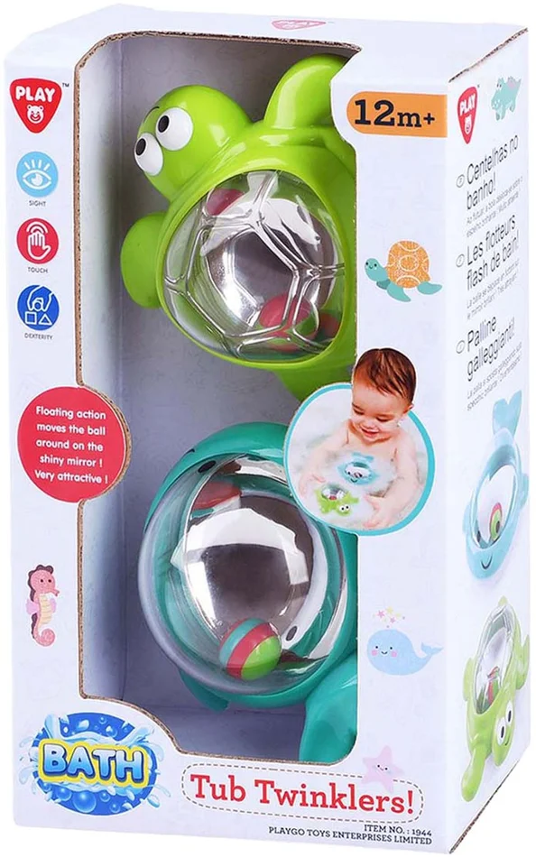 Play Badspeelgoed Tub Twinklers – Walvis en Schildpad, 2st.
