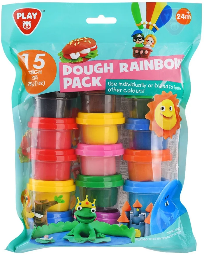 Play Regenboog Kleiset, 15 Kleipotjes