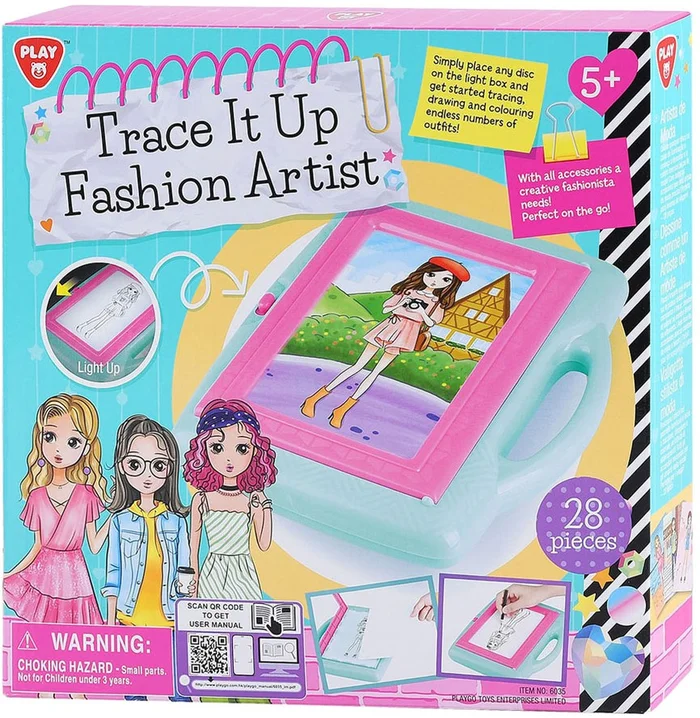 Play Tekenprojector Overtrekken Fashion Artiest Set, 28dlg.