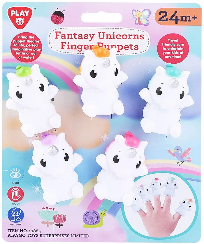 Play Vingerpoppetjes Eenhoorn, 5st.