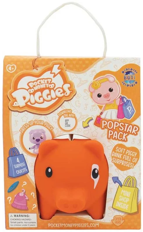 POCKET MONEY PIGGIES – POP STAR PACK