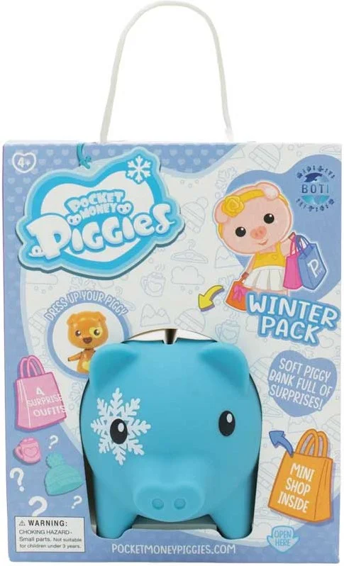 POCKET MONEY PIGGIES – WINTER PACK