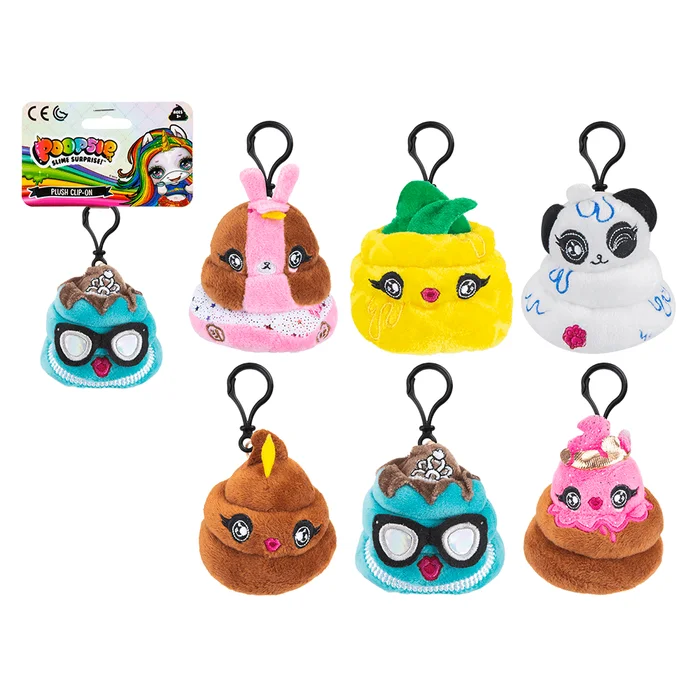 Poopsie Doo Doos aus Plüsch – Kackhaufen Schlüsselanhänger