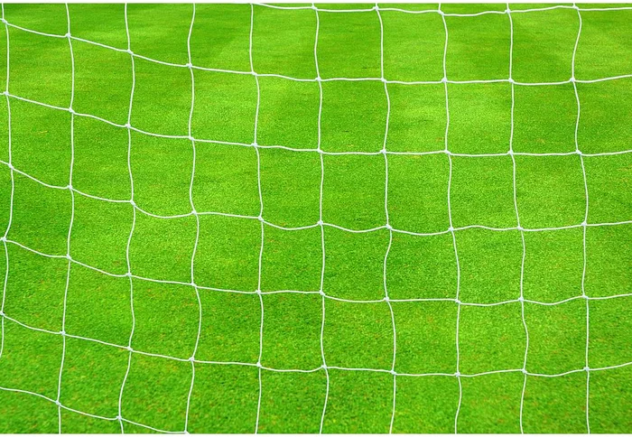 Precision Football Goal Nets 2.5mm Knotted (Pair) – White – 16′ x 7′