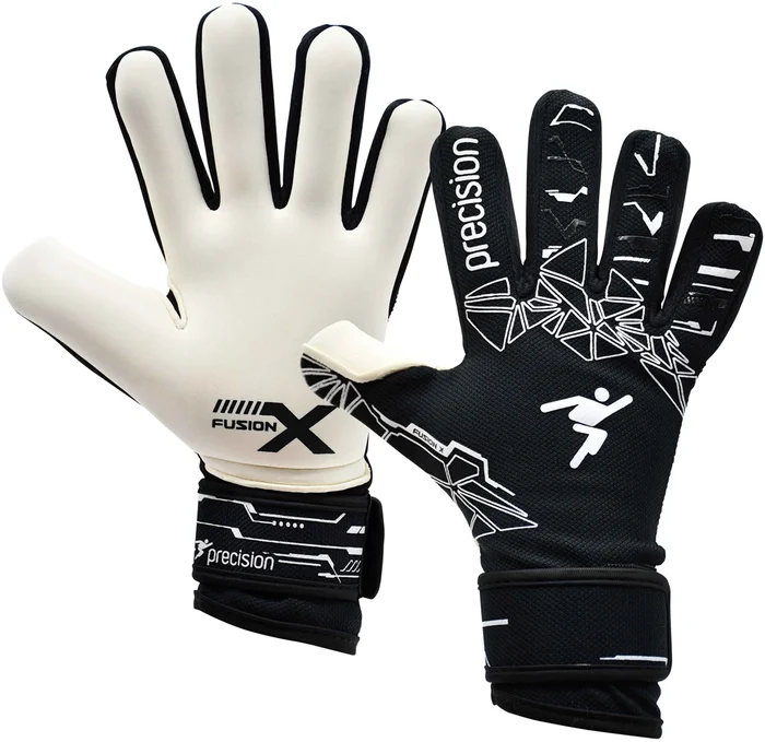 Precision Fusion X Pro Lite Giga GK Gloves – Black/White – 10