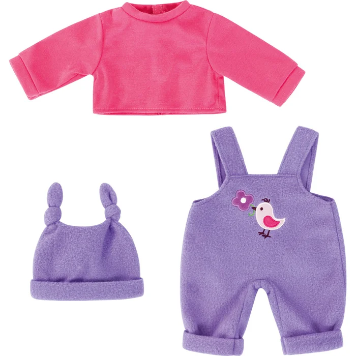 Puppenbekleidungsset Latzhose mit Shirt und Mütze | Wiemann-Lehrmittel