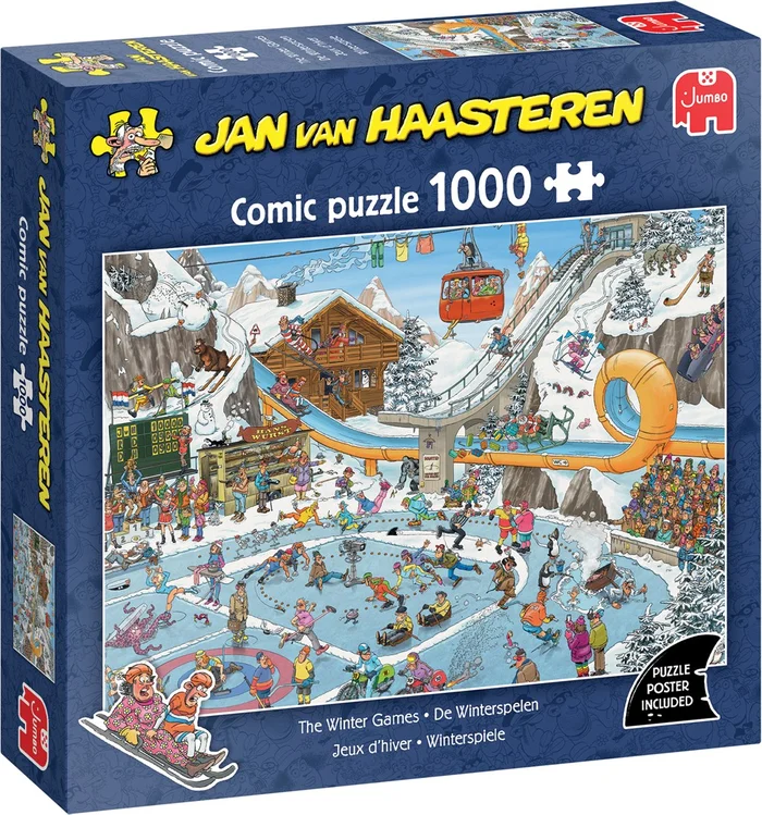 Puzzel 1000 st. JvH De winterspelen