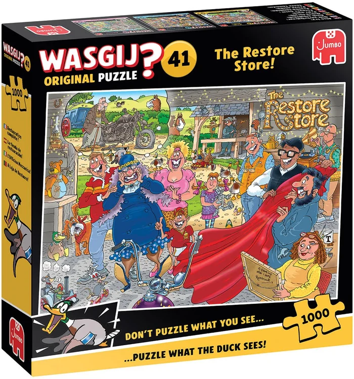 Puzzel 1000 st. Wasgij Original 41 – Motormake-Over!