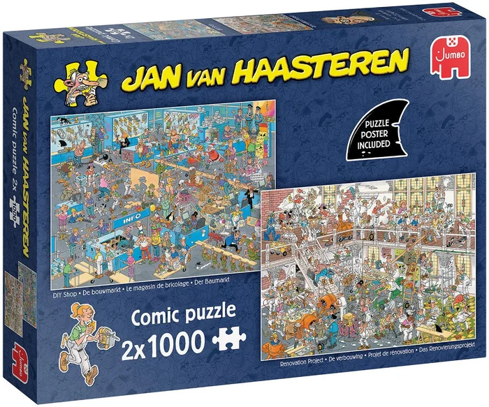 Puzzel 2×1000 st. JvH De Bouwmarkt & De Verbouwing