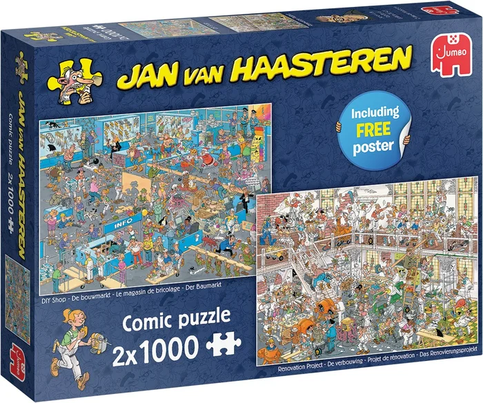 Puzzel 2×1000 st. JvH De Verbouwing & Doe-Het-Zelfwinkel