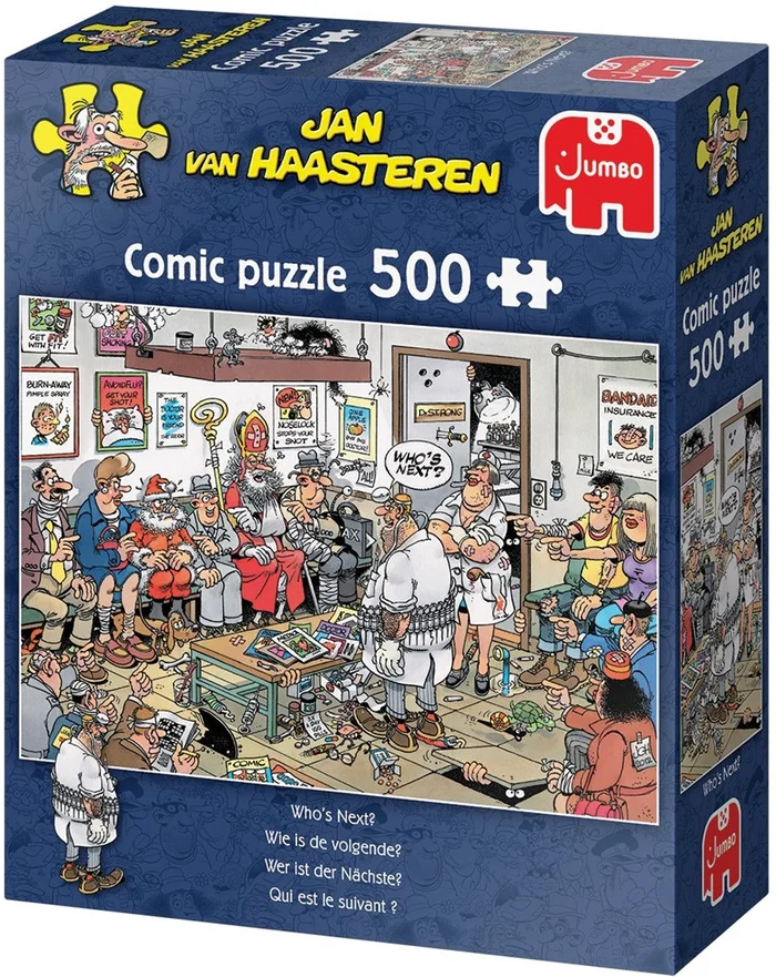 Puzzel 500 st. JvH Wie Is De Volgende?