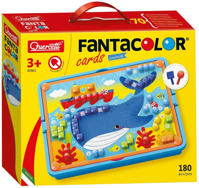 Quercetti Fantacolor Mosaic Dieren, 180dlg.
