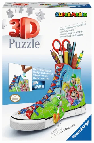 Ravensburger® 3D Puzzle – Sneaker Super Mario, 108 Teile