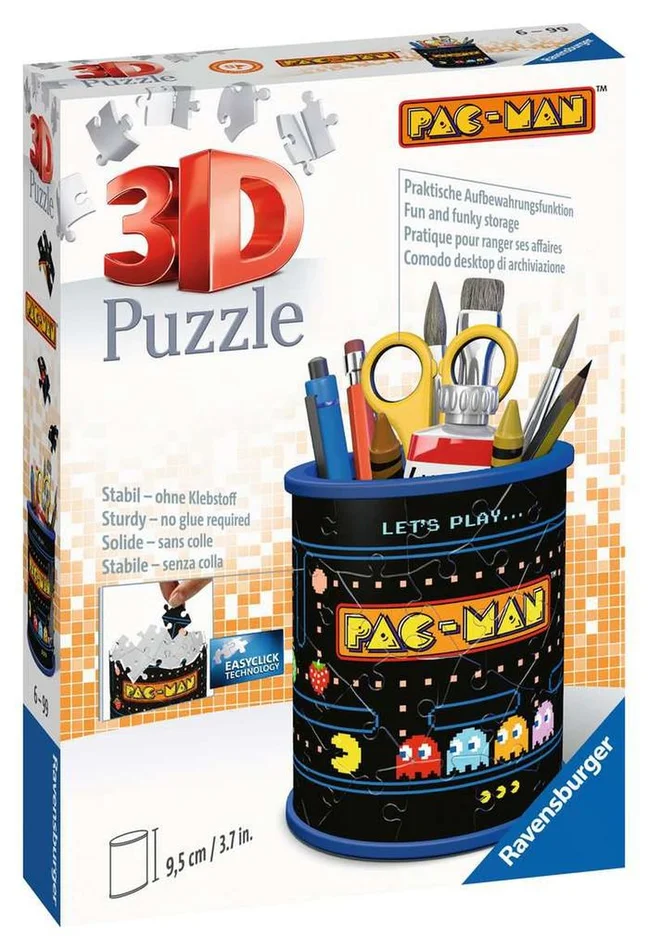 Ravensburger® 3D Puzzle – Utensilo Pac-Man, 54 Teile