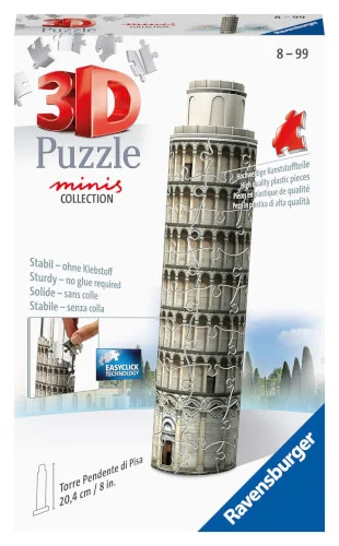 Ravensburger® 3D Puzzle Mini – Schiefer Turm von Pisa, 54 Teile