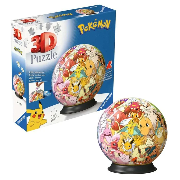 Ravensburger® 3D Puzzle Pokémon – Kanto Region Characters