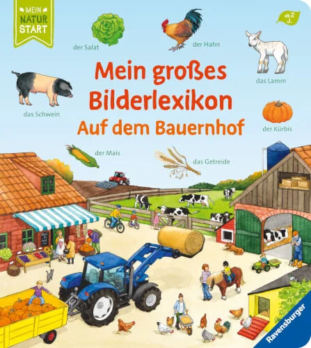Ravensburger® Bücher – Mein großes Bilderlexikon: Auf dem Bauernhof
