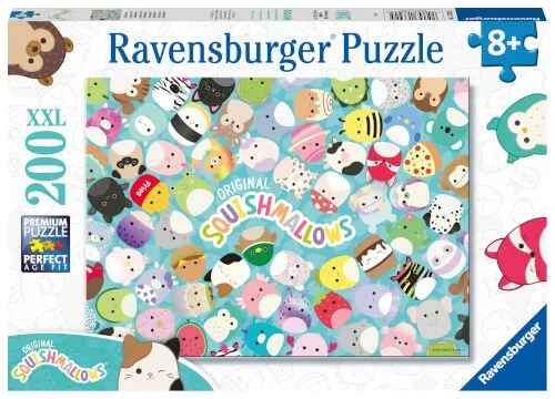 Ravensburger® Kinderpuzzle XXL Squishmallows – Mallow Days, 200 Teile