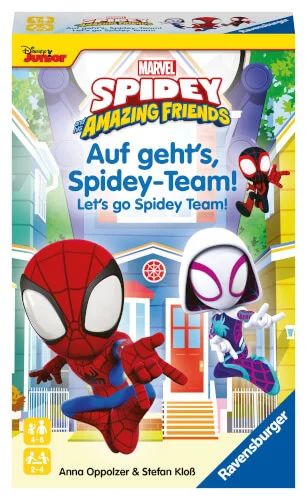 Ravensburger® Mitbringspiele Spidey and his Amazing Friends – Auf geht’s, Spidey-Team!