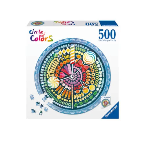Ravensburger® Puzzle Circle of Colors – Candy, 500 Teile