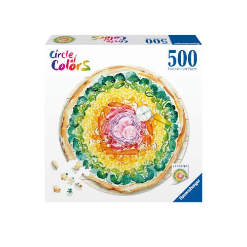 Ravensburger® Puzzle Circle of Colors – Pizza, 500 Teile