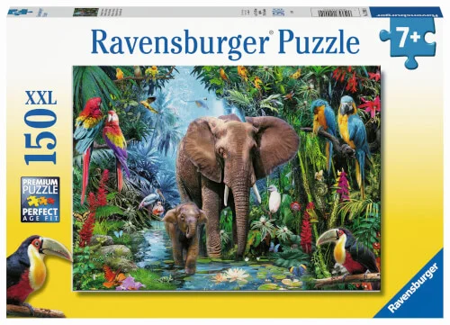 Ravensburger® Puzzle XXL – Dschungelelefanten, 150 Teile